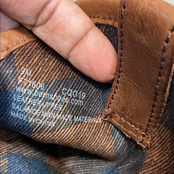 Nwob Born brown Leather western inspired comfort Boots sz 9 - Picture 5 of 12